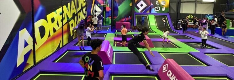 Atividades Ninja Parkour e Piscina de Esponjas no Quantum Park Algarve
