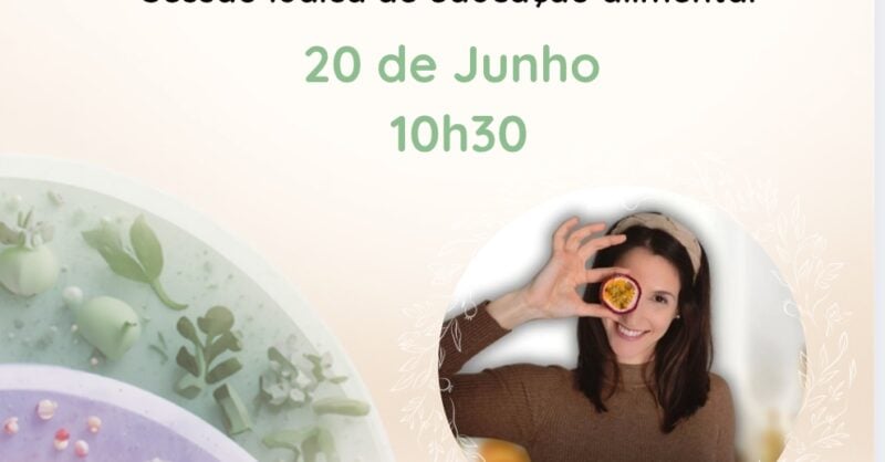 O Arco-íris das Cores, sessão lúdica de educação alimentar
