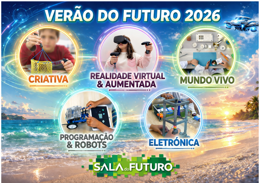 Férias Escolares de Verão 2026 – Sala do Futuro