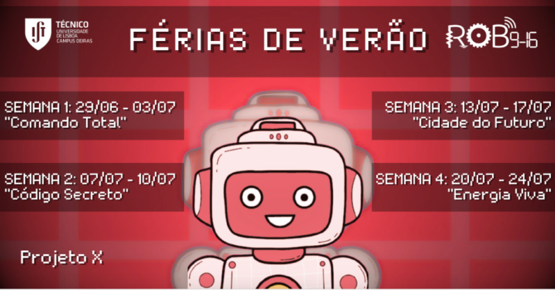 Campo de Férias de Robótica em Oeiras!