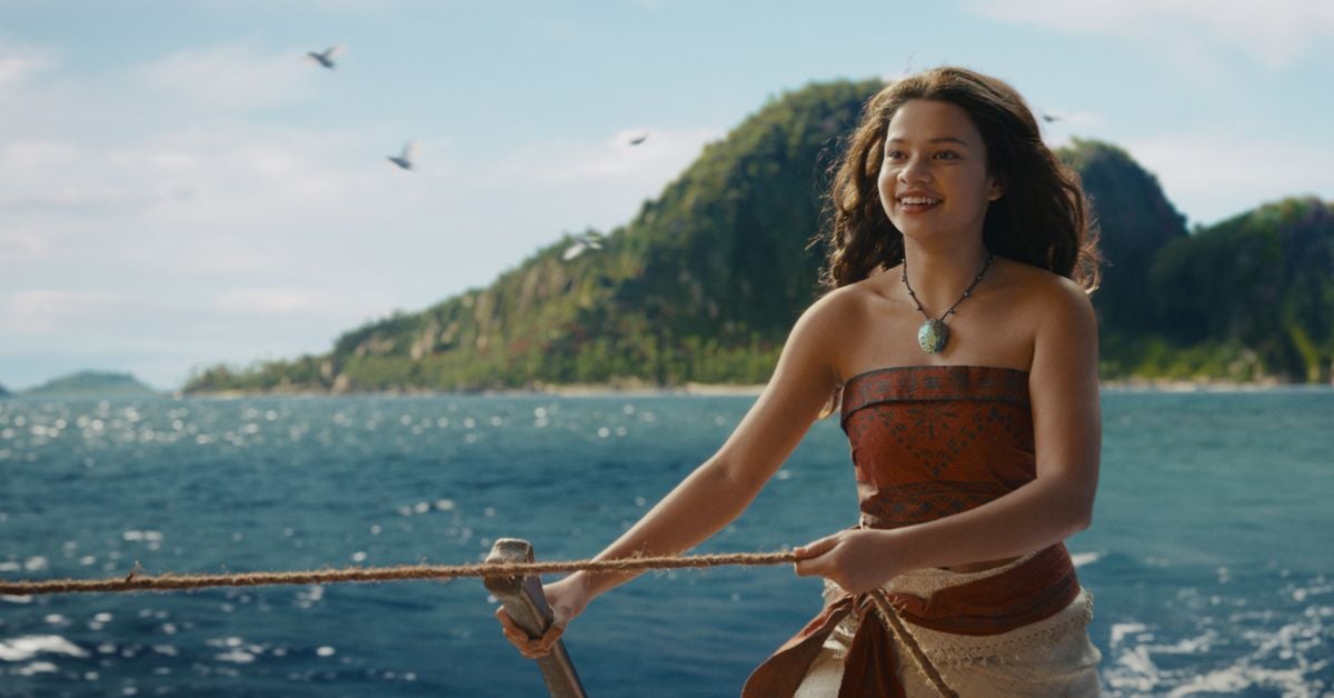 Vaiana no filme Vaiana em imagem real