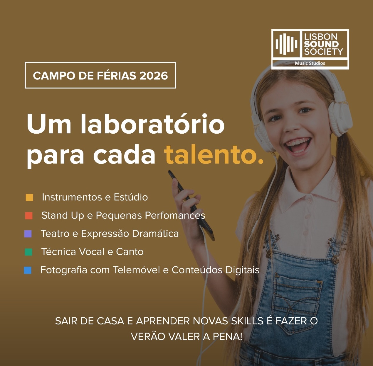 Campo de Férias Criativo Lisboa Avenidas Novas