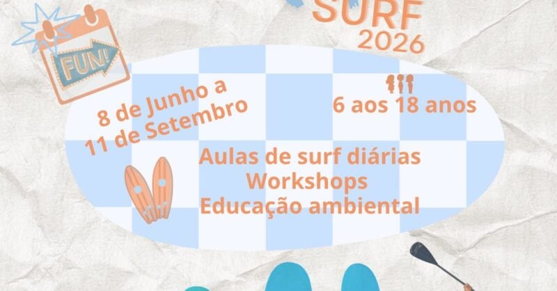 Campo de Férias de Surf na Fonte da Telha