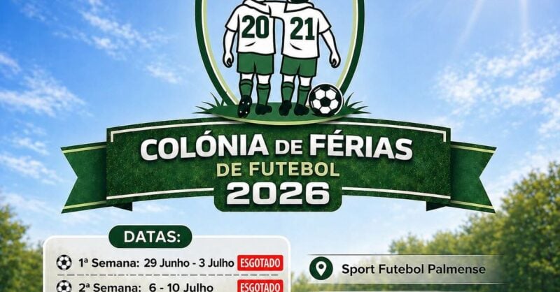 Campo de Férias de Futebol nas Laranjeiras, Lisboa Cartaz