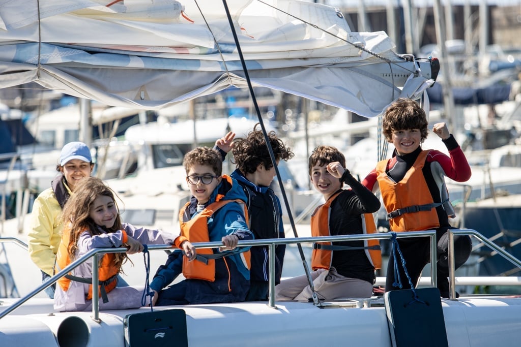Participantes no campo de férias de vela em Leça da Palmeira