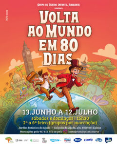 Cartaz Volta ao Mundo em 80 Dias