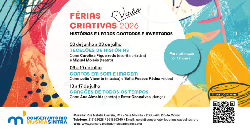 Férias Criativas no Verão: Histórias e Lendas contadas e imaginadas