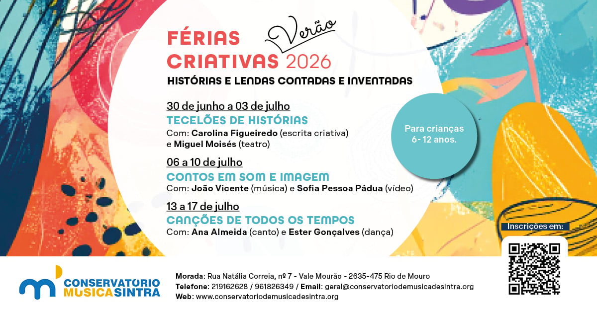 Férias Criativas no Verão: Histórias e Lendas contadas e imaginadas