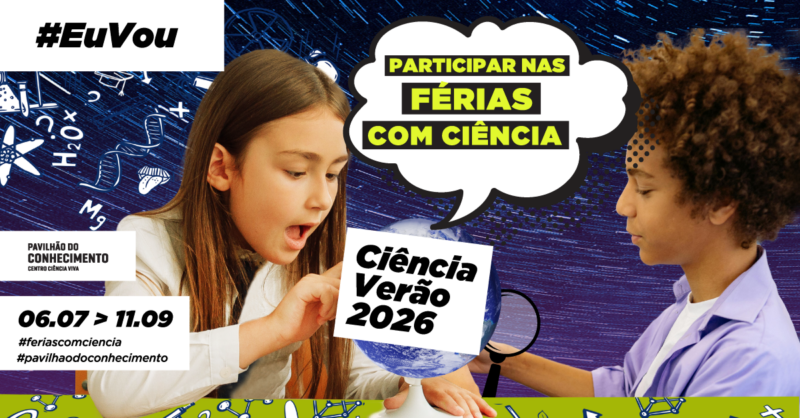 Férias de verão de outro planeta no Pavilhão do Conhecimento