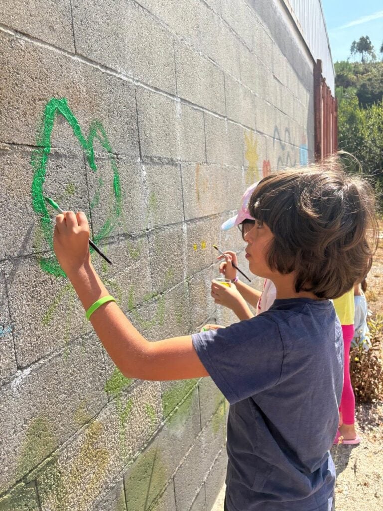 campo de férias aventura em São João da Madeira pinturas