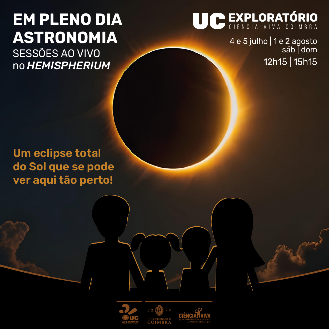 Em pleno dia… Astronomia – Um eclipse total do Sol que se pode ver aqui tão perto!