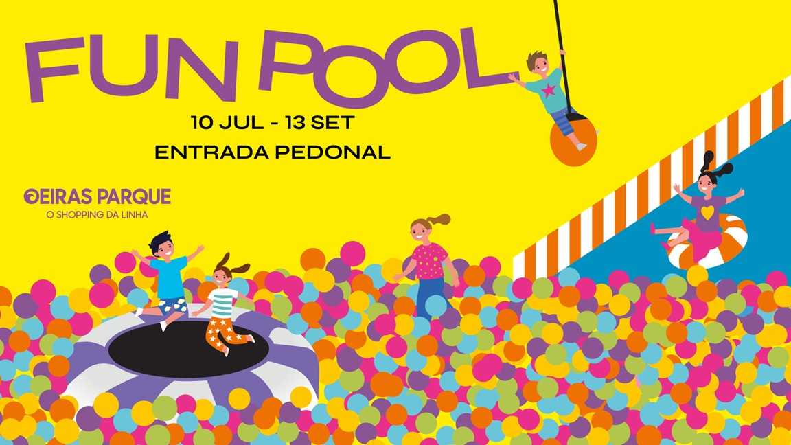 A PISCINA DE BOLAS MAIS DIVERTIDA  ESTÁ DE VOLTA AO OEIRAS PARQUE