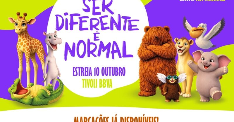 Peça de teatro “Ser Diferente É Normal” para escolas