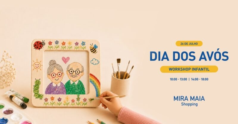 Workshop Dia dos Avós no Mira Maia Shopping