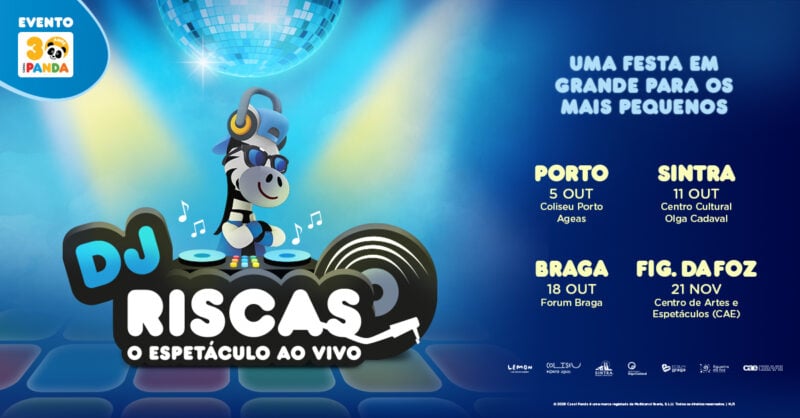 DJ Riscas ao Vivo digressão nacional