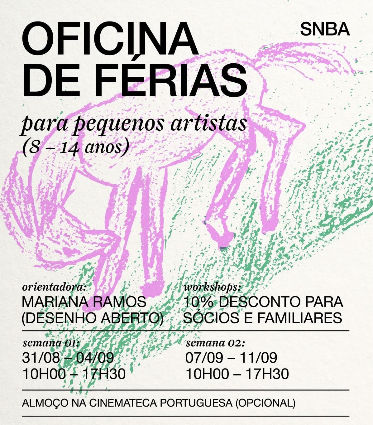 Oficinas Artisticas em Lisboa de Desenho e Pintura nas Férias de Verão