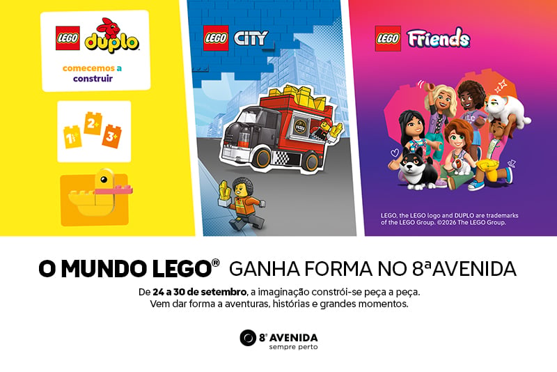 Mundo LEGO® no 8ª Avenida