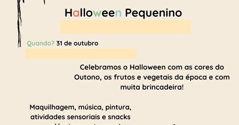 Halloween Pequenino