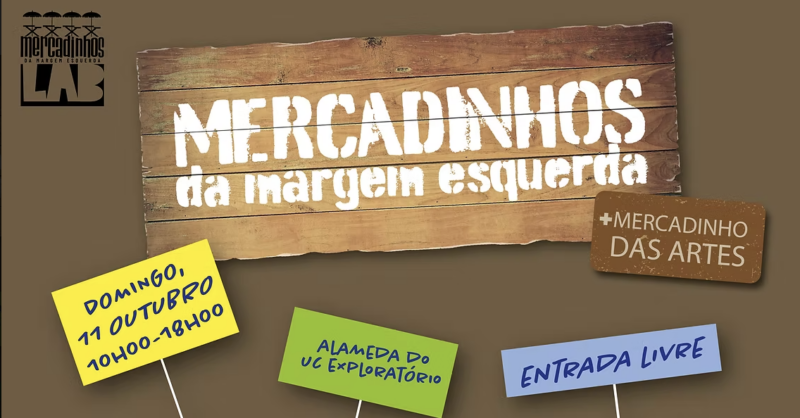 Mercadinhos da Margem Esquerda regressam a Coimbra com produtos locais, ciência e oficinas de culinária