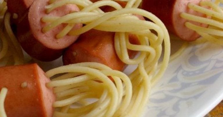 salsicha-esparguete