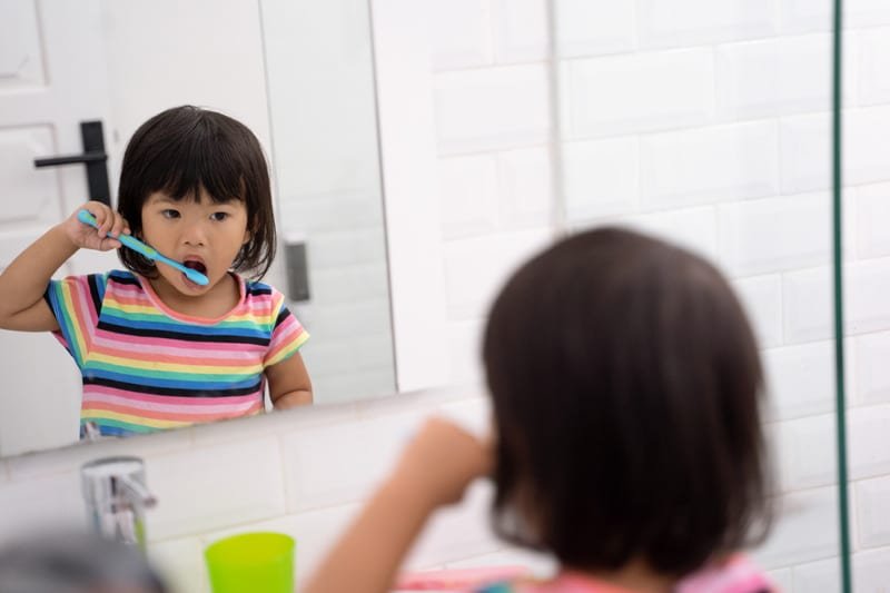 higiene dentária infantil