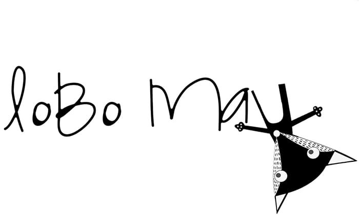 logotipo Lobo Mau Kids