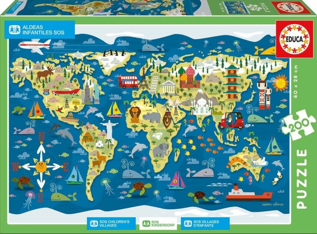 mapa mundo aldeias sos