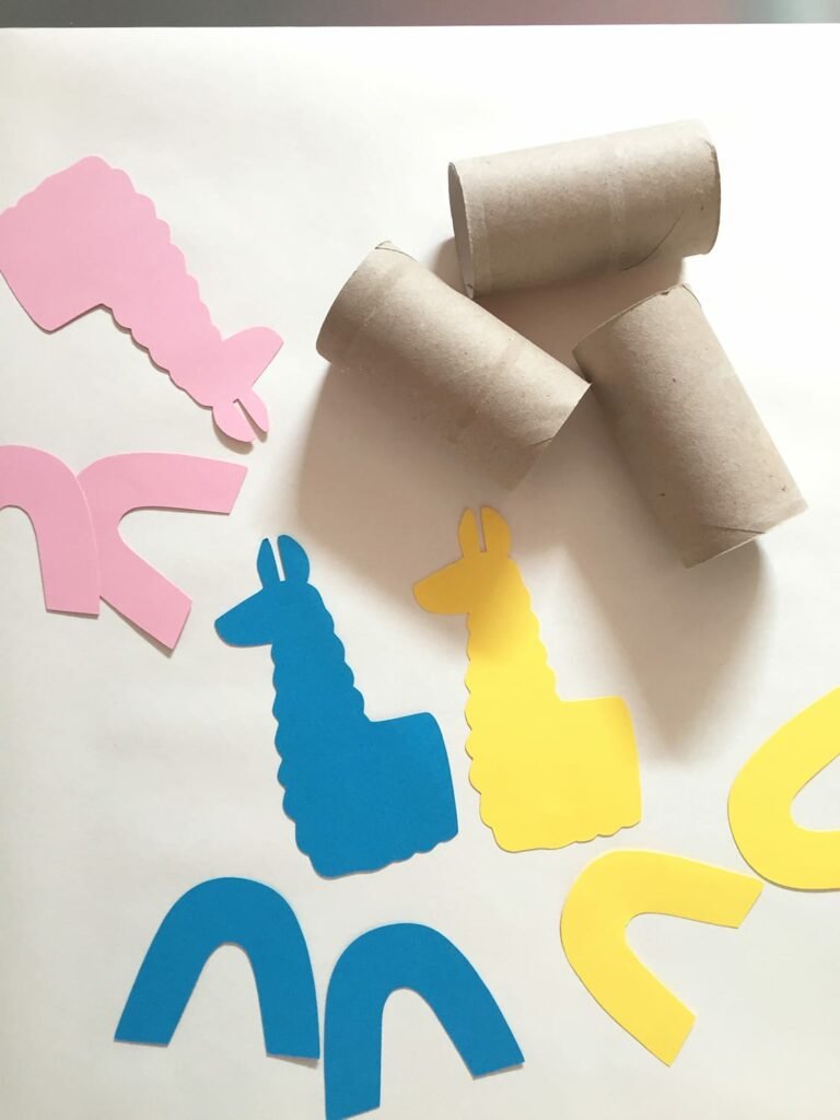 DIY papel higiénico llamas 4