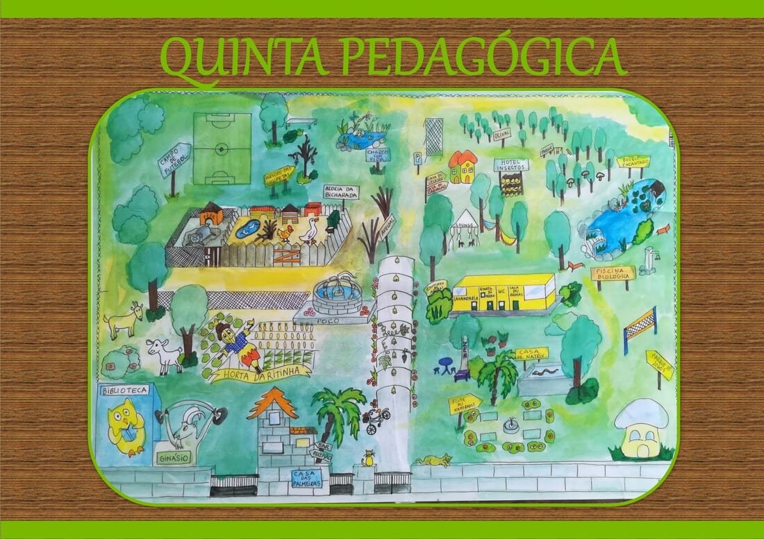 mapa quinta pedagógica casa das palmeiras