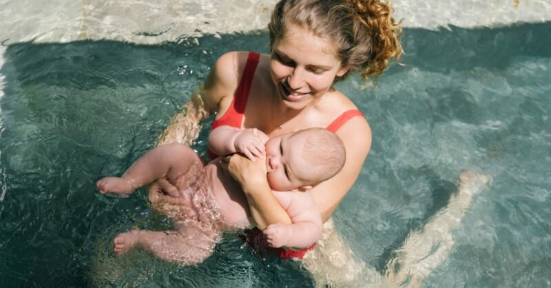 segurança em água bebés