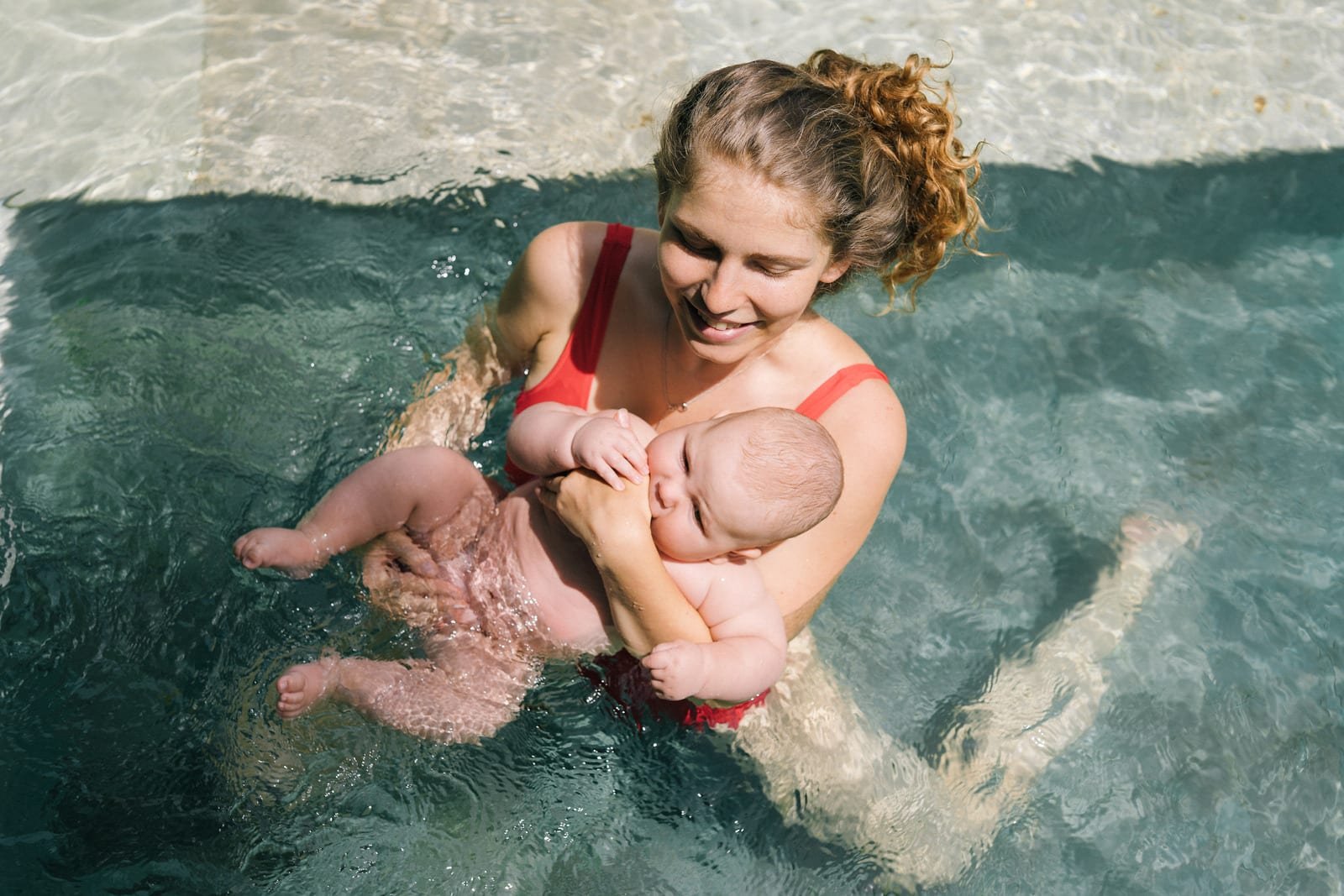 segurança em água bebés