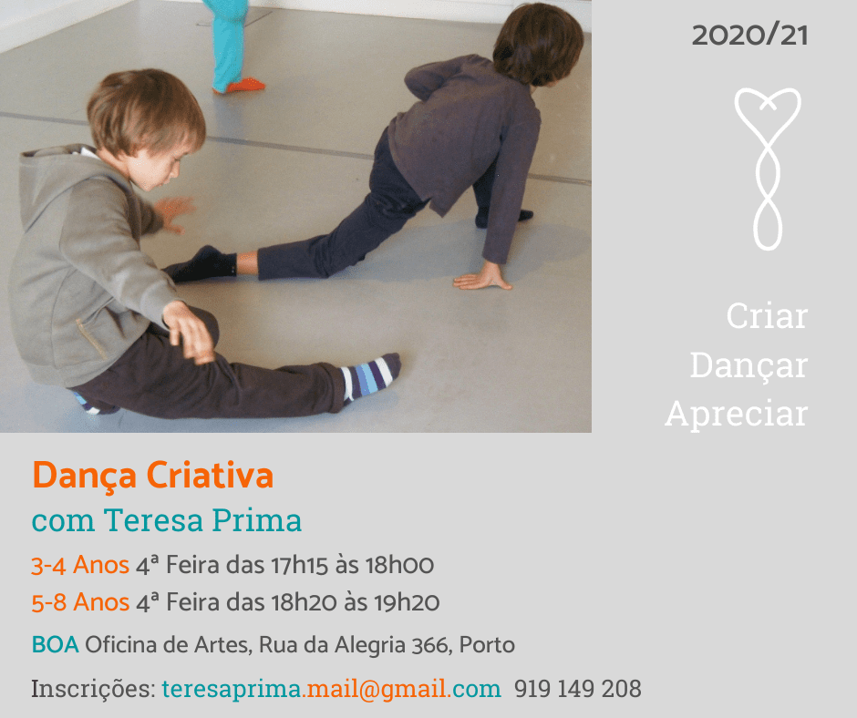 Aulas de Dança Criativa 2020-21