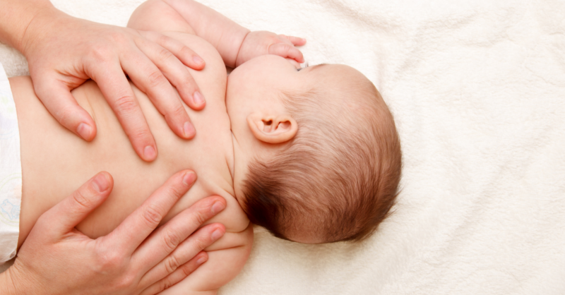 massagem para bebés capa