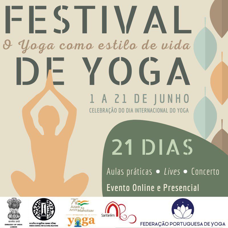 Cartaz Festival de Yoga 2022