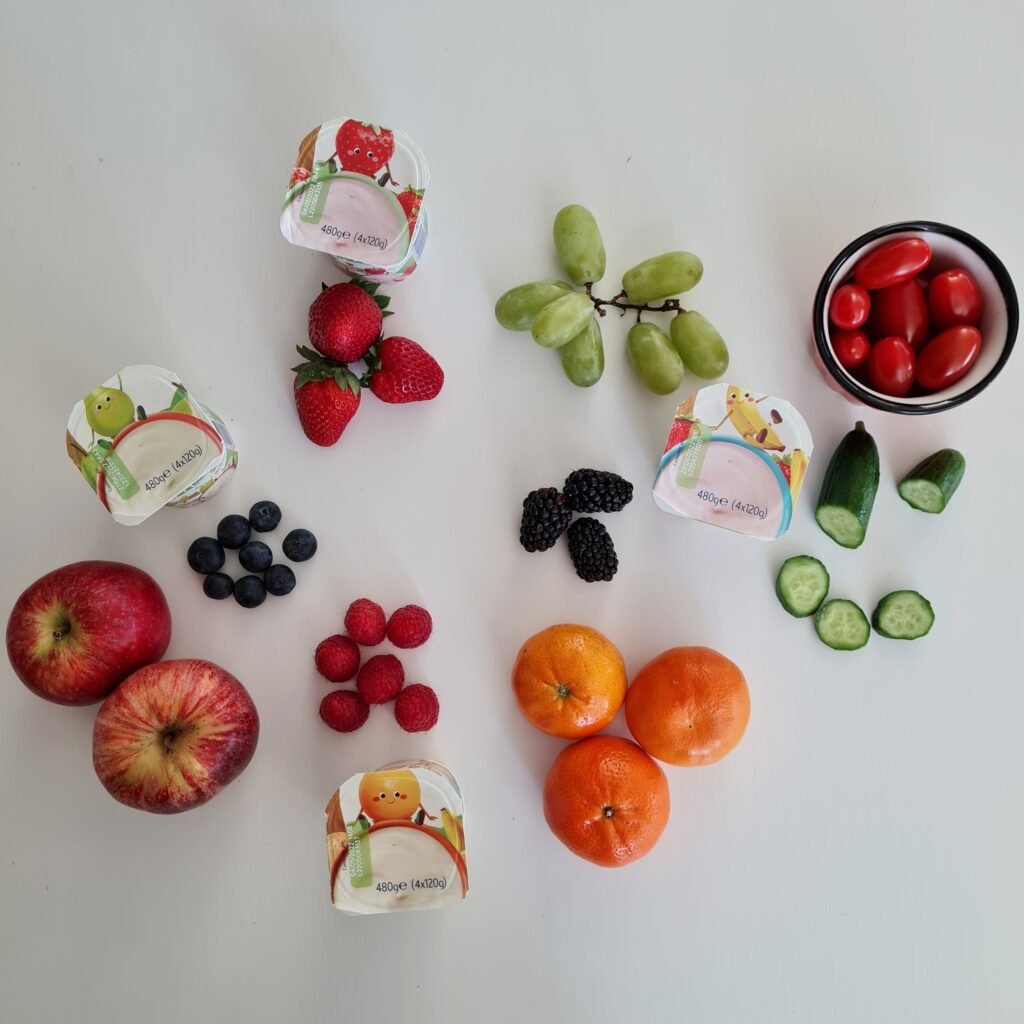 frutas como parte lanches saudáveis