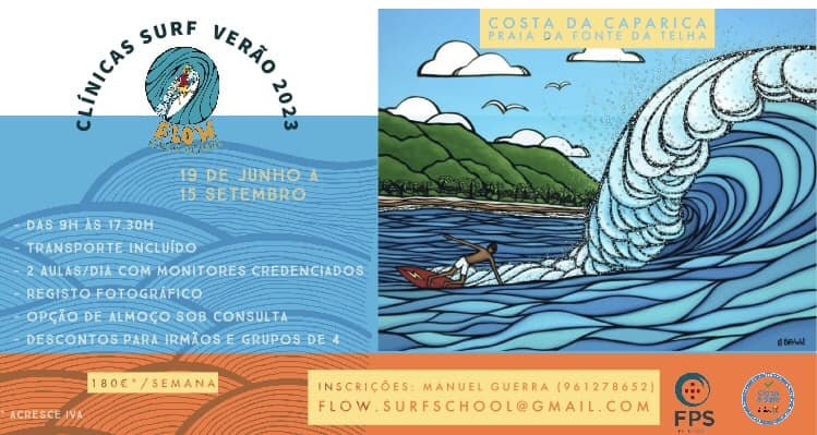 Clínicas de Surf Flow Surf School Verão 2023