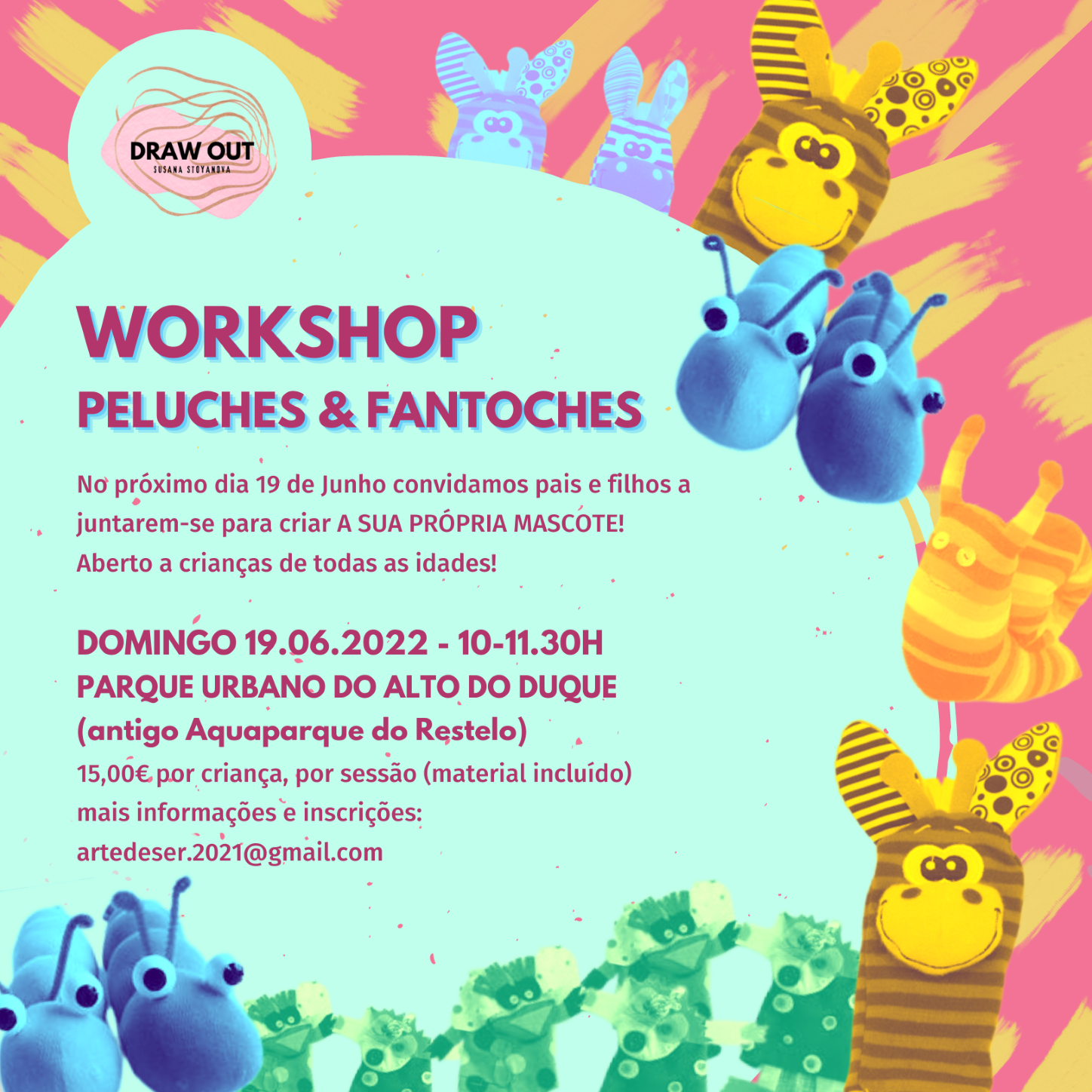 Workshop Peluches & Fantoches | 19 de Junho 2022