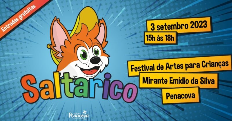 SALTARICO – 2º Festival de artes para crianças de Penacova no dia 3 de setembro