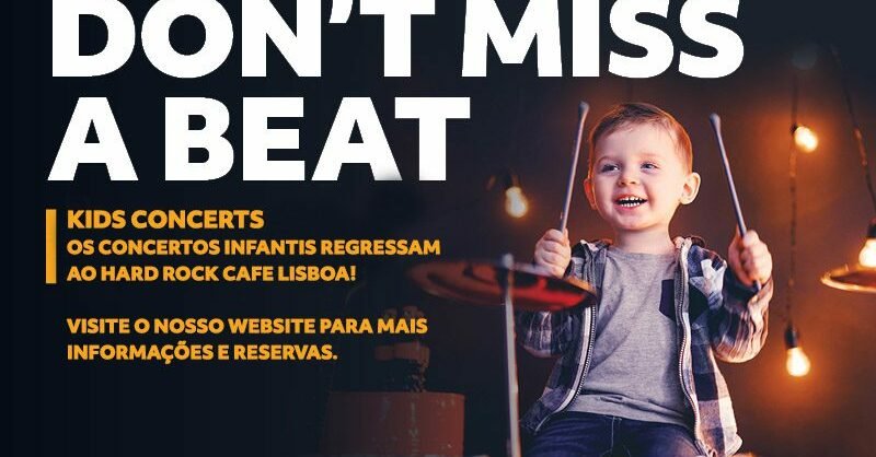 Kids Concerts no Hard Rock Cafe Lisboa: celebrem o Dia da Criança nos Concertos para os mini rock stars
