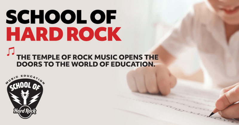 Programa Educativo do Hard Rock Cafe Lisboa: School of Hard Rock