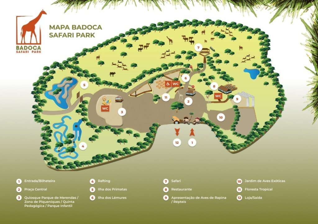 Badoca Park mapa