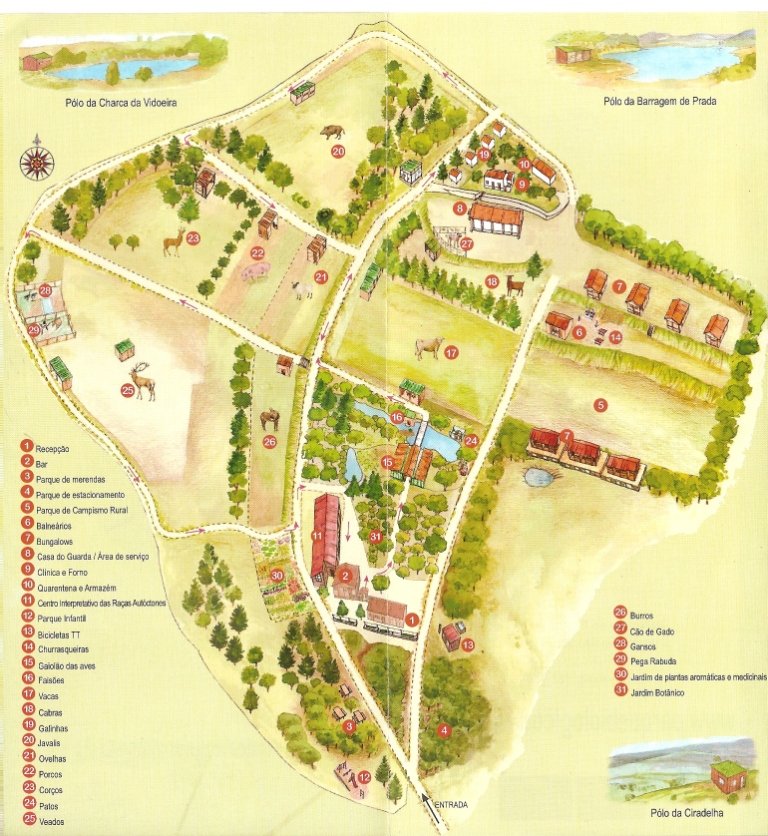 parque biologico de vinhais mapa