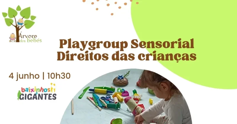 Playgroup sensorial Dia da Criança