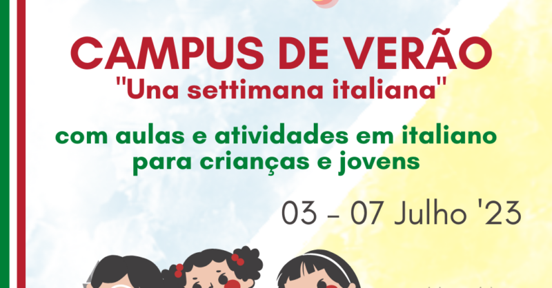 Campus de verão:  “Una settimana italiana!”