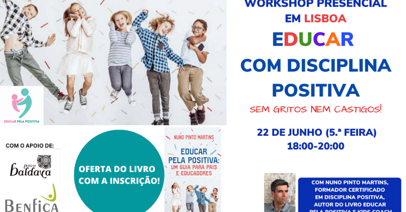 Workshop Educar pela Positiva em Lisboa com oferta de livro