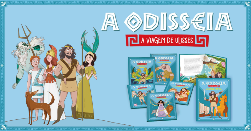 Coleção “A Odisseia”: toda a fantasia da epopeia grega ao alcance das crianças