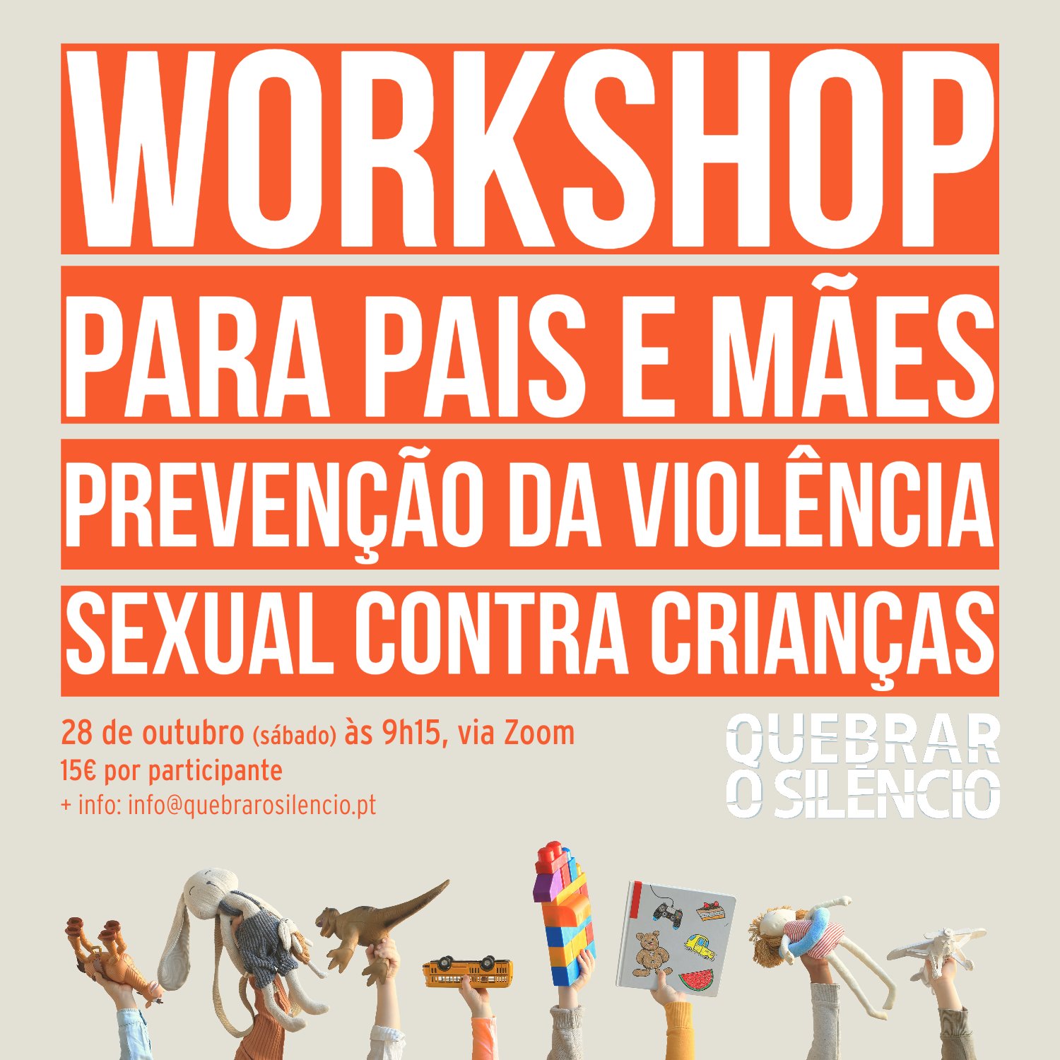 Workshop online prevenção violencia sexual