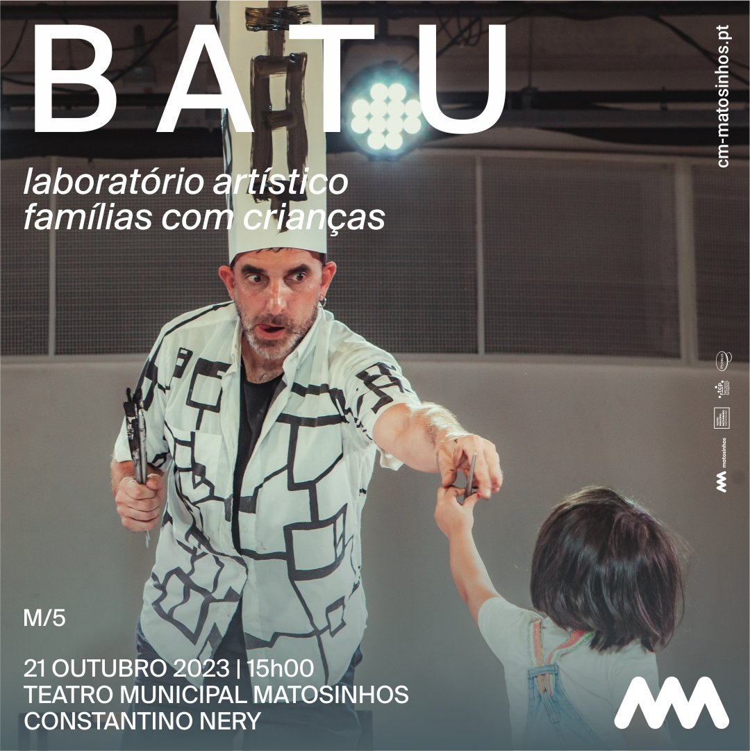 BATU – laboratório artístico para famílias com crianças (+ 5 anos)   
