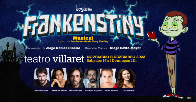 FRANKENSTINY: Musical para crianças no Teatro no Villaret