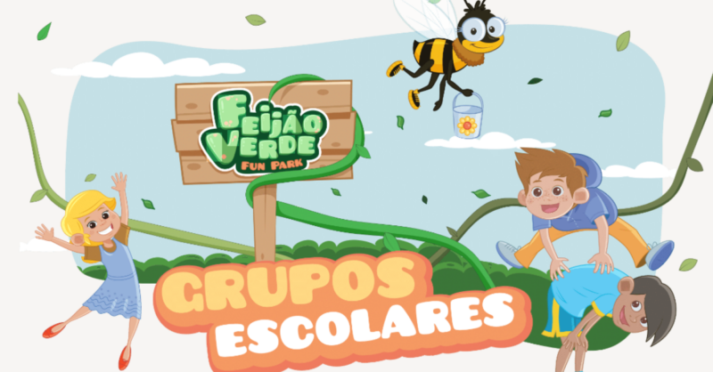 Feijão Verde Visitas Escolares – Venham conhecer os divertidos Parques Interiores espalhados pelo País!